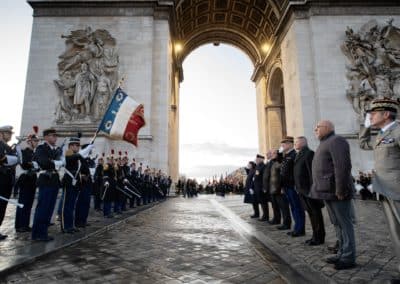 Dépot de gerbe aux Morts de la Gendarmerie 17 fevrier 2020